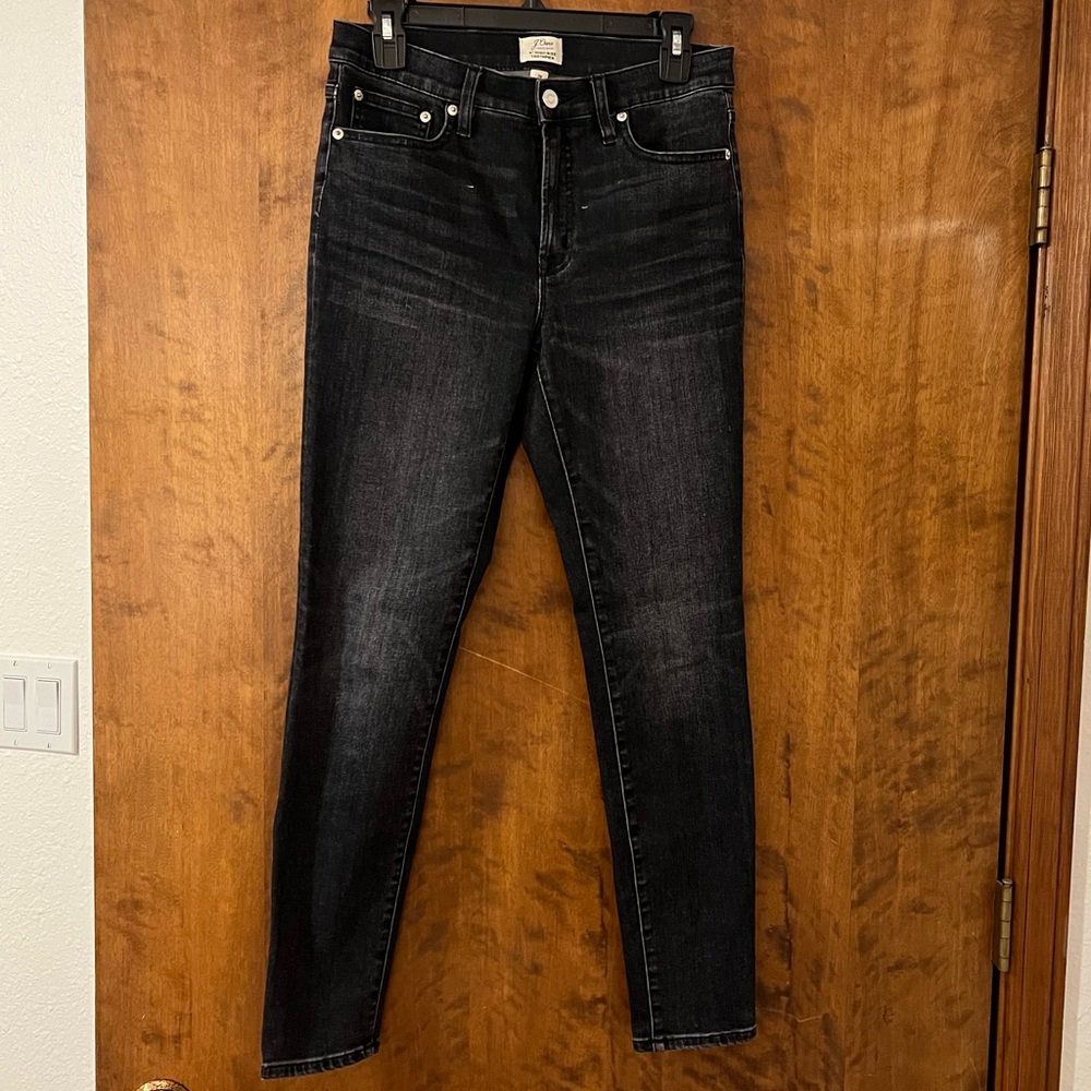 J. Crew 9” High-Rise Toothpick Jean